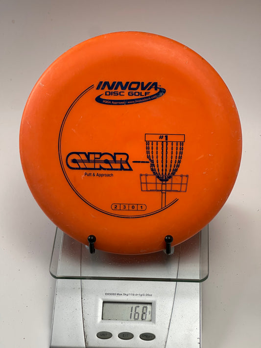 Innova DX Aviar Putter - Orange w/ Blue Basket Stamp