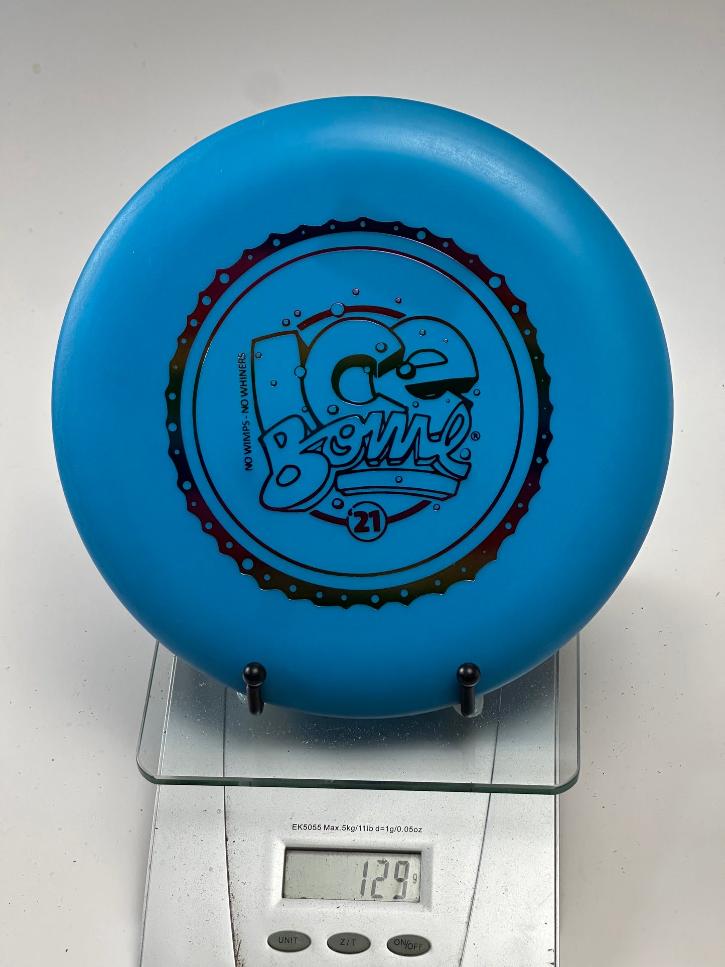 Innova DX Aviar Putter – Blue Ice Bowl 2021 Rainbow Foil
