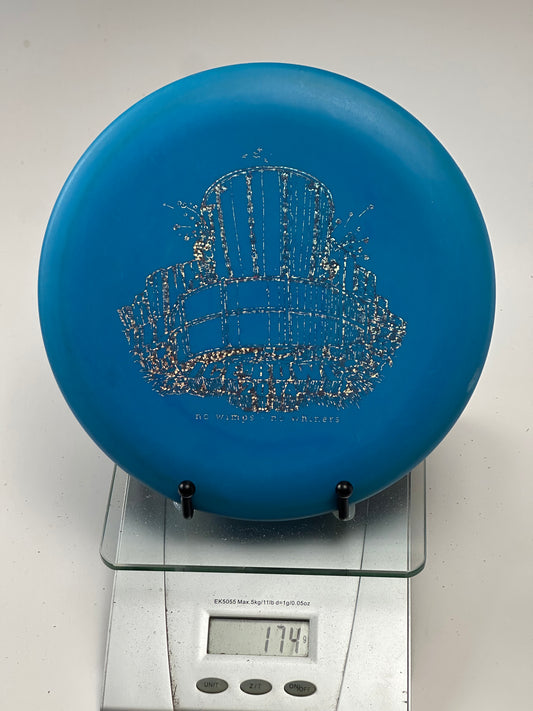 Innova DX Aviar Putter - Blue w/ Silver Ice Bowl Basket Stamp