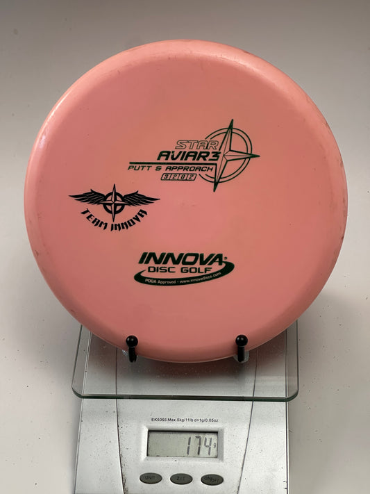 Innova Star Aviar3 Putter (Pink, 174g) Team Innova Stamp
