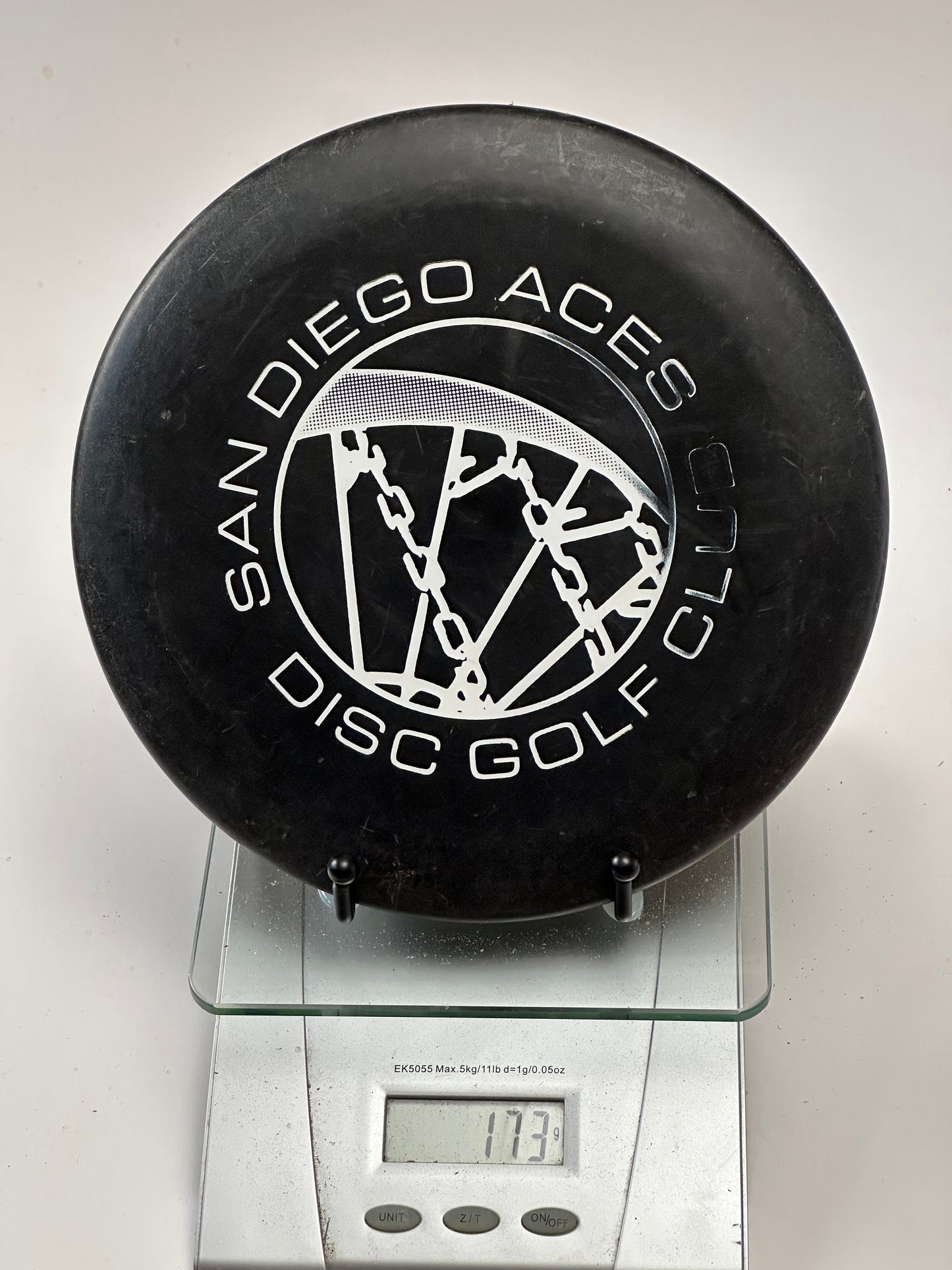 Innova KC Pro Aviar Putter - Black - San Diego Aces Disc Golf Club Stamp