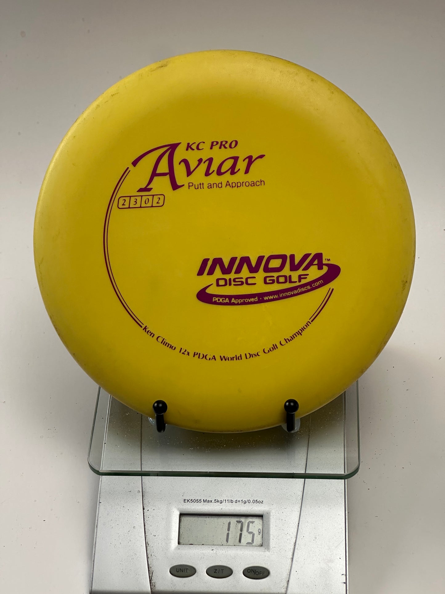 Innova KC Pro Aviar (KC Pro) Yellow Putter/Approach Disc