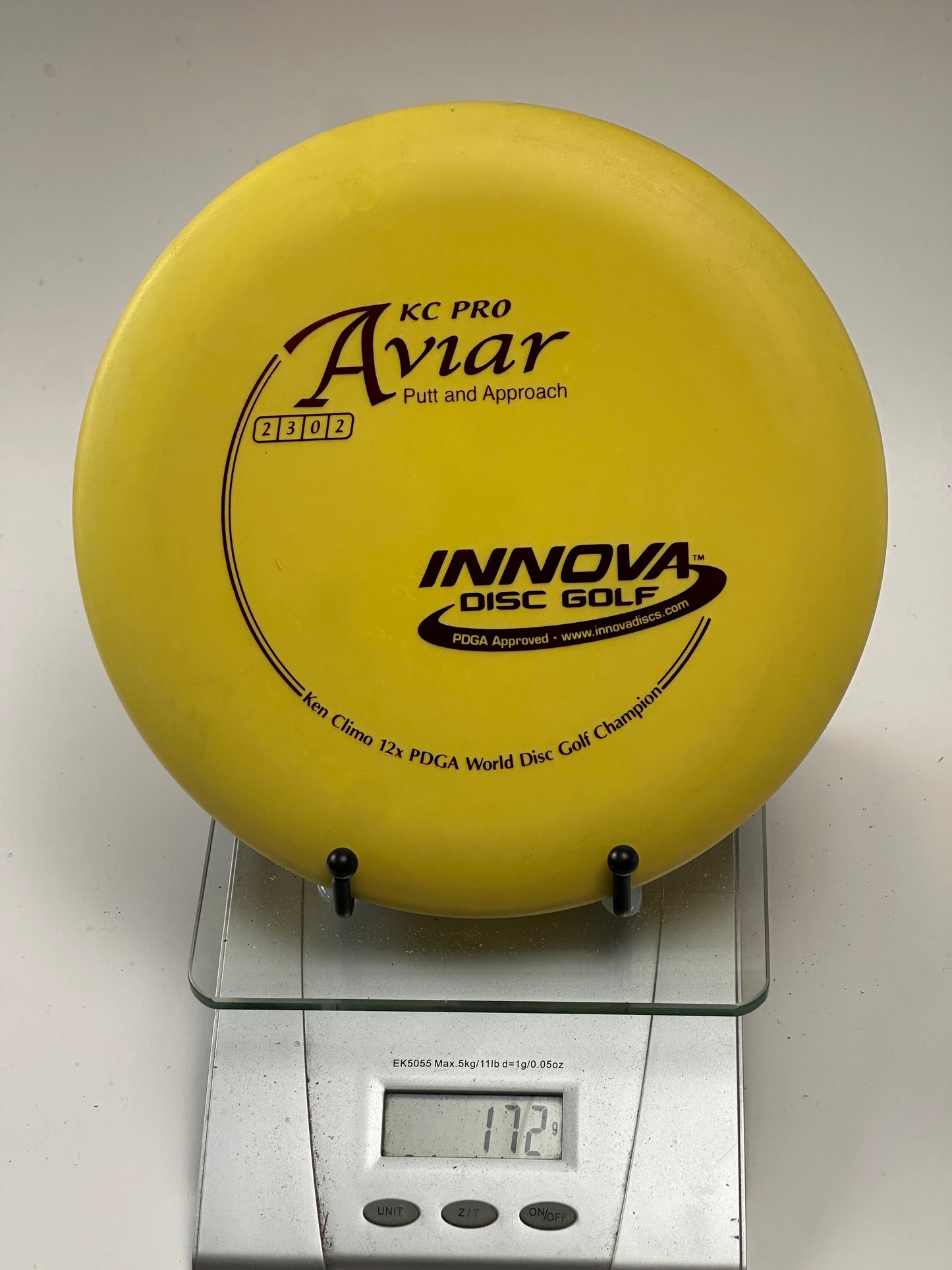 Innova KC Pro Aviar Putt & Approach Yellow (12x KC Stamp)