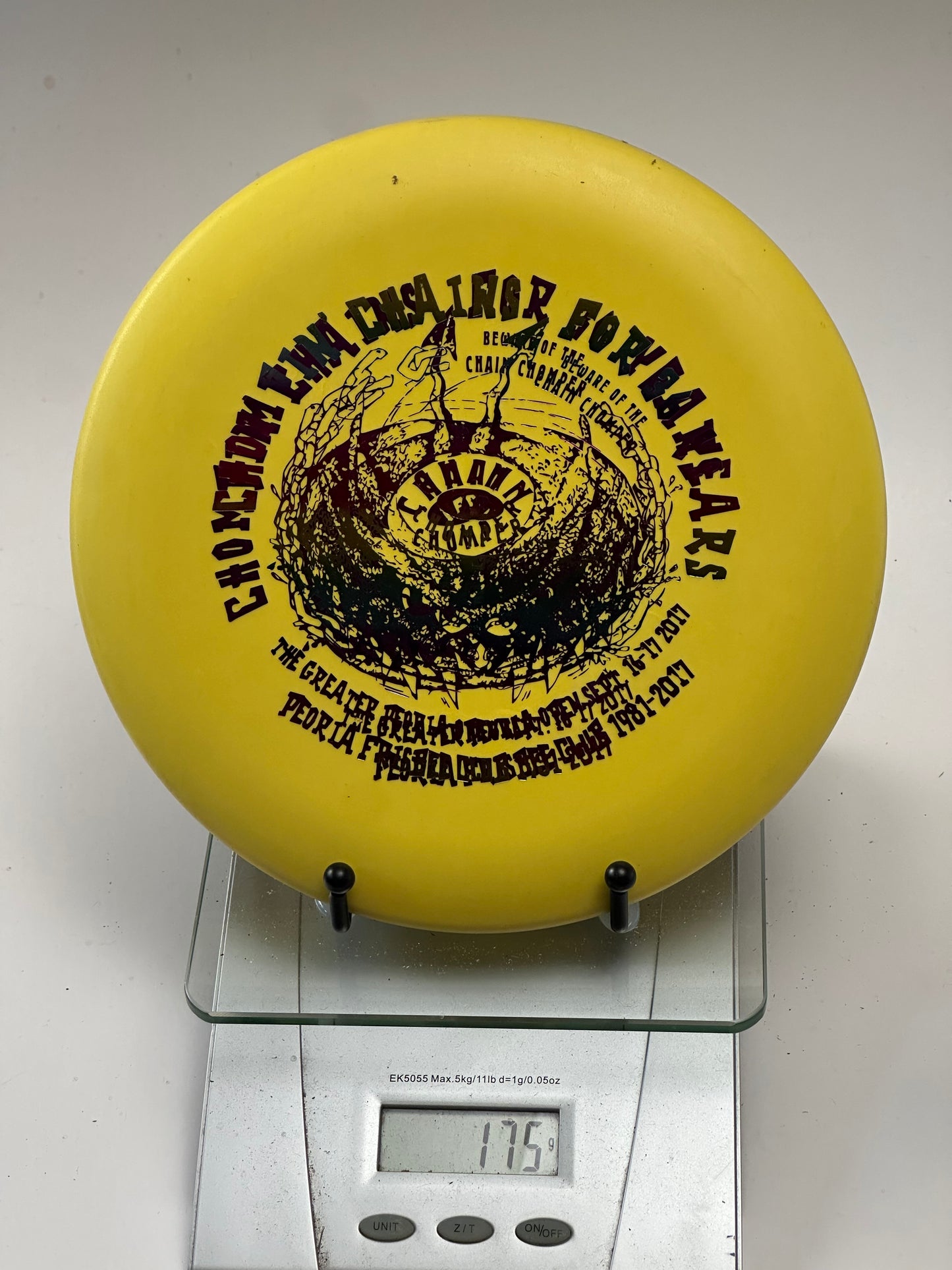 Innova KC Pro Aviar (175g) – Ching Town Final Stamp Yellow Putter