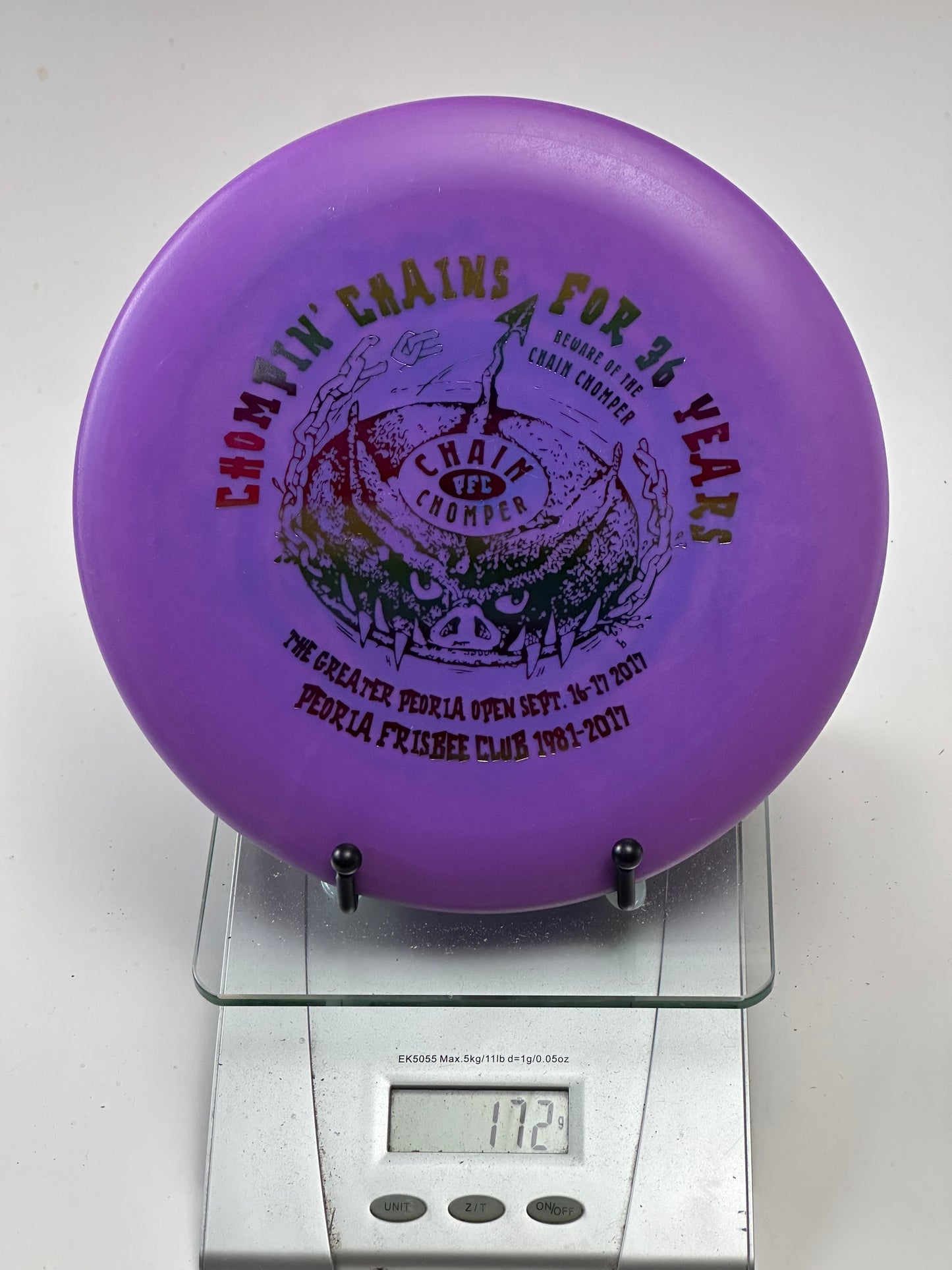 Innova KC Pro Aviar (KC) Putter – Purple Chain Chomper Tournament Stamp