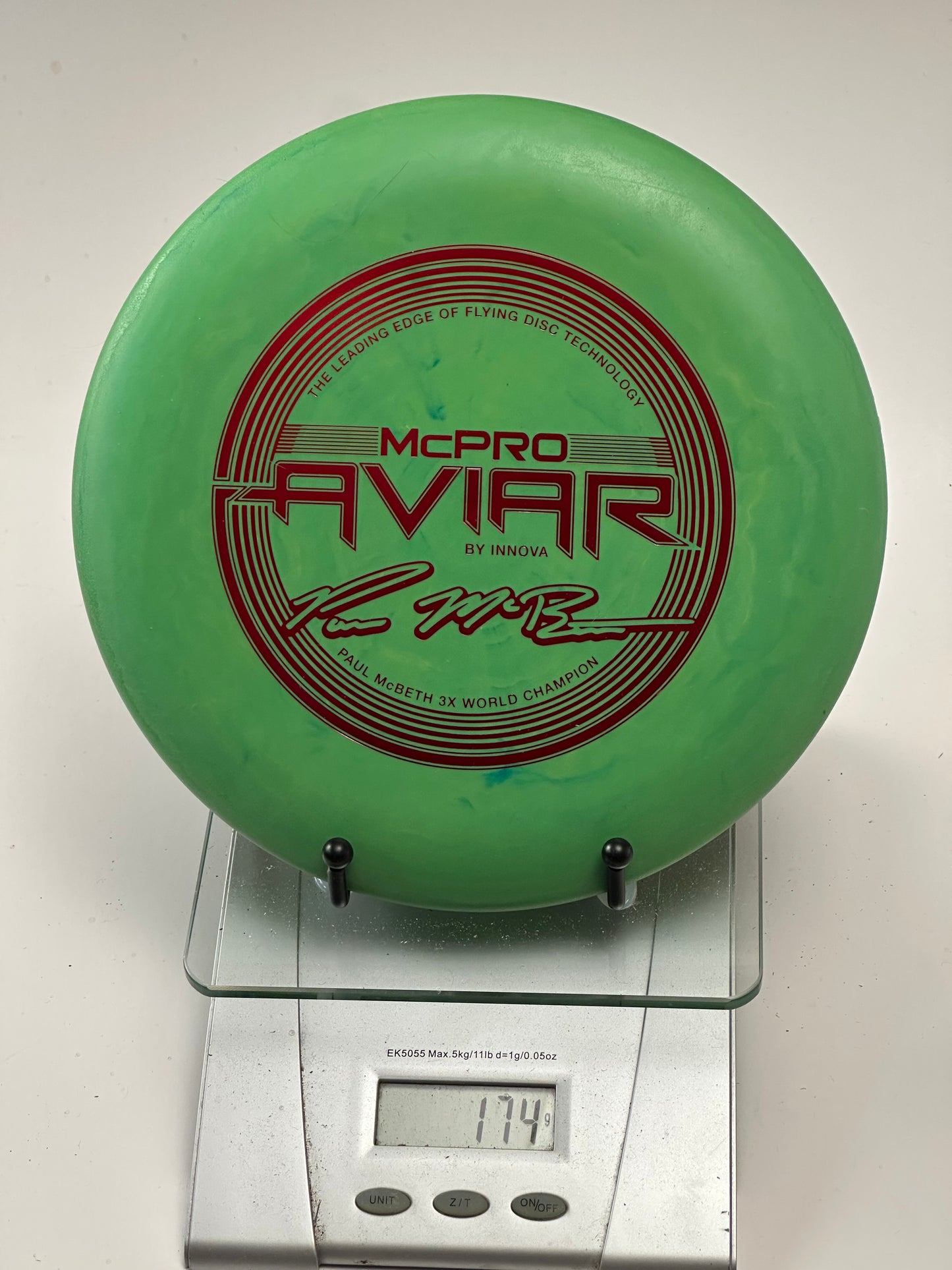 Innova McPro Aviar Putter (Paul McBeth 3X Stamp) Green 174g