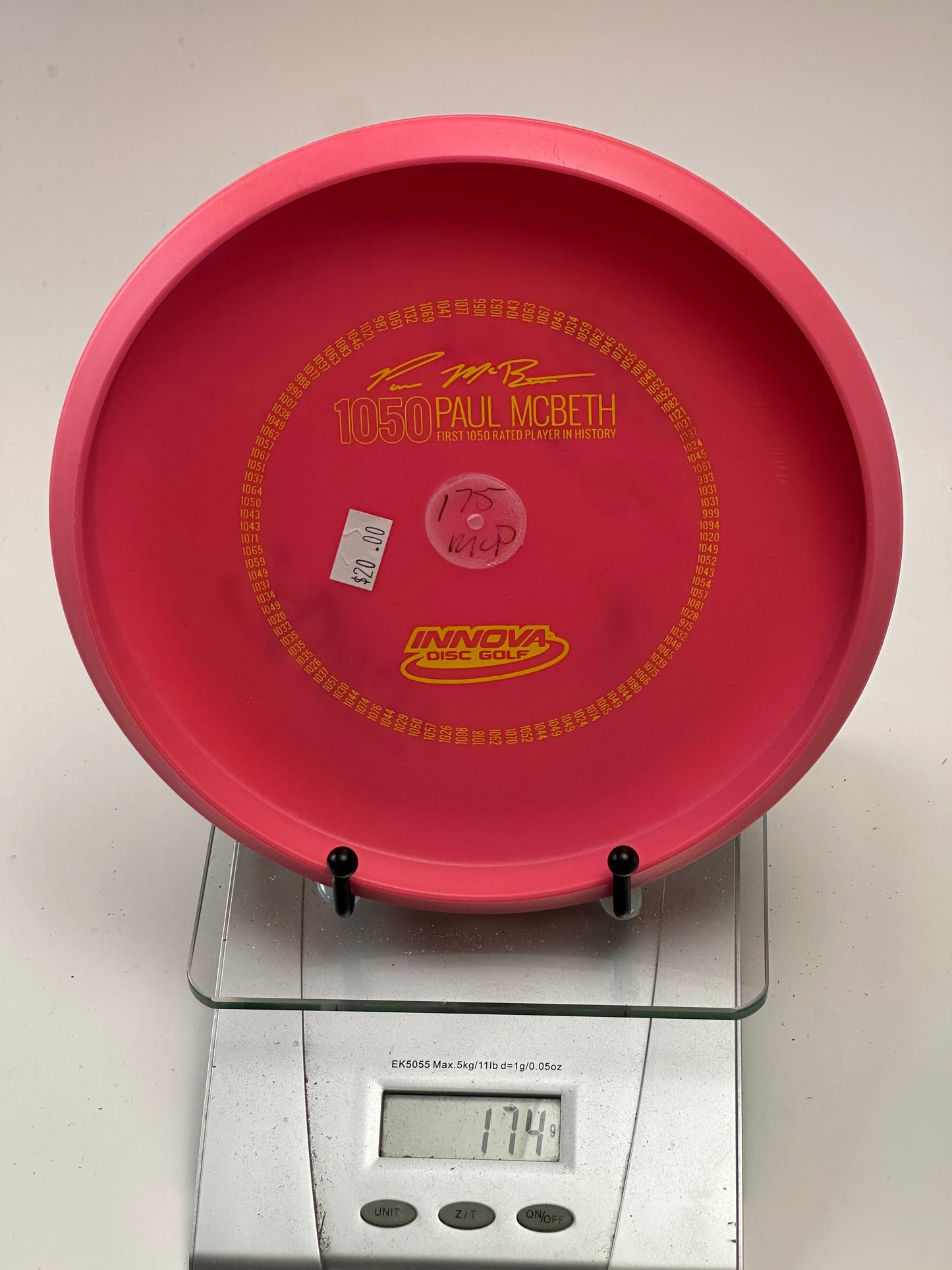 Innova McPro Aviar Paul McBeth 2014 Tour Series 1050 Stamp