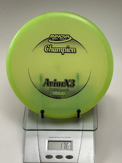 Innova Champion AviarX3 – Translucent Glow Green Putt & Approach