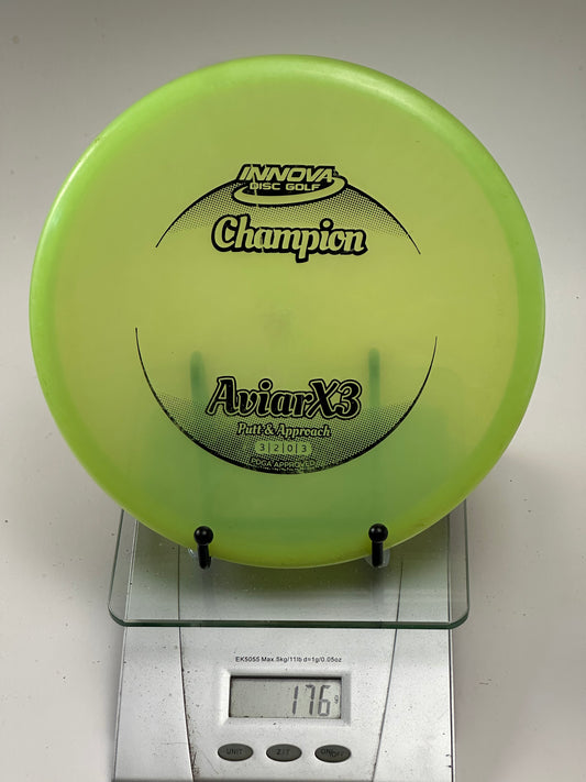 Innova Champion AviarX3 – Translucent Glow Green Putt & Approach