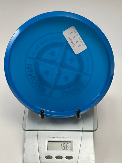 Innova AviarX3 Champion Putter - Blue w/ Red Compass Stamp
