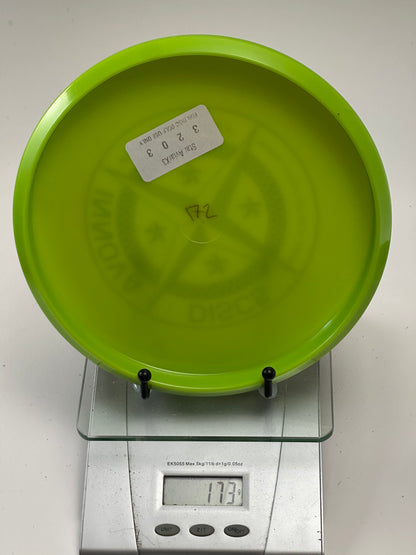 Innova Star Aviar X3 Putter – Green with Compass Stamp