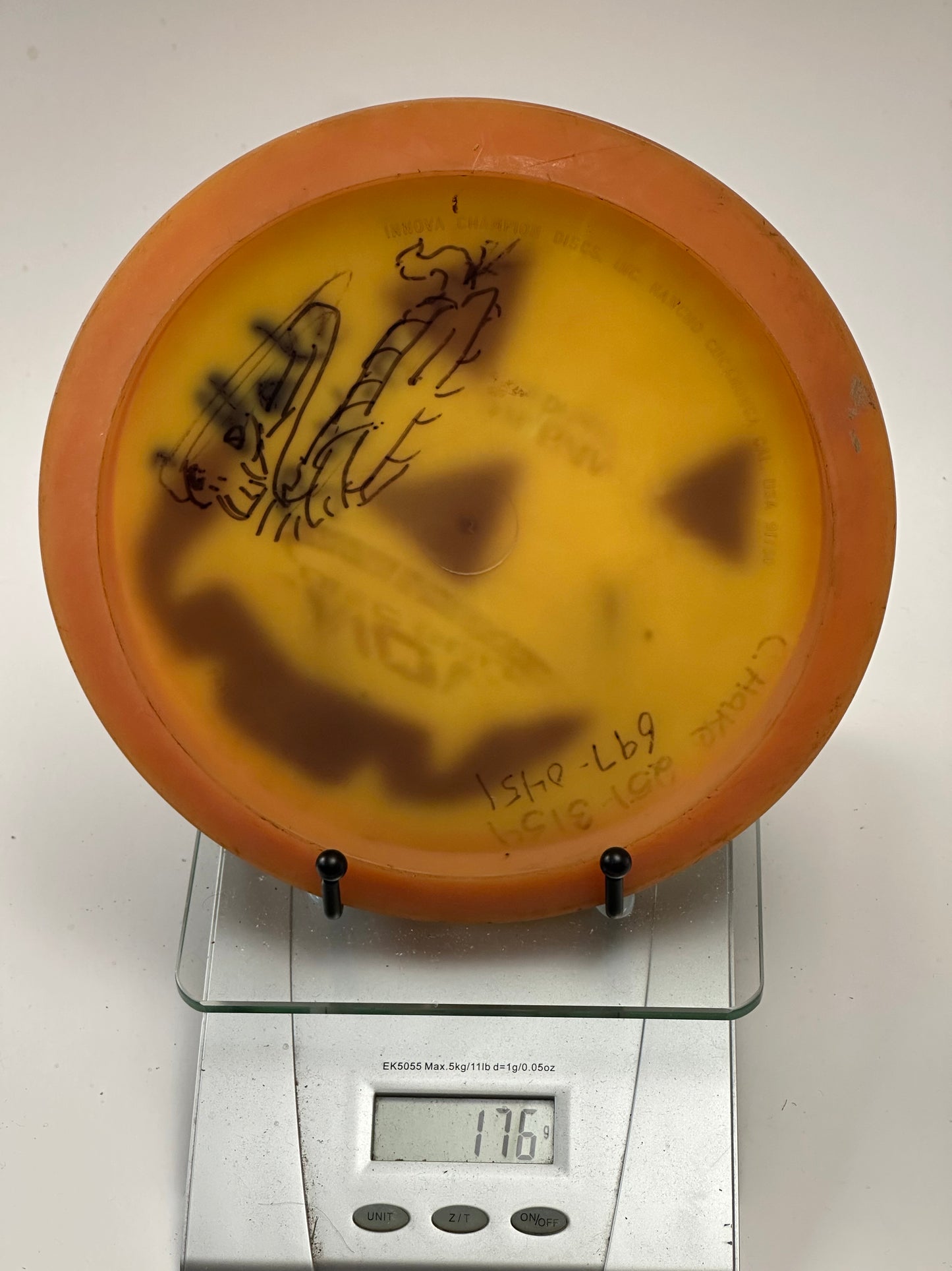 Innova Champion Banshee Fairway Driver (Orange/Yellow Swirl)