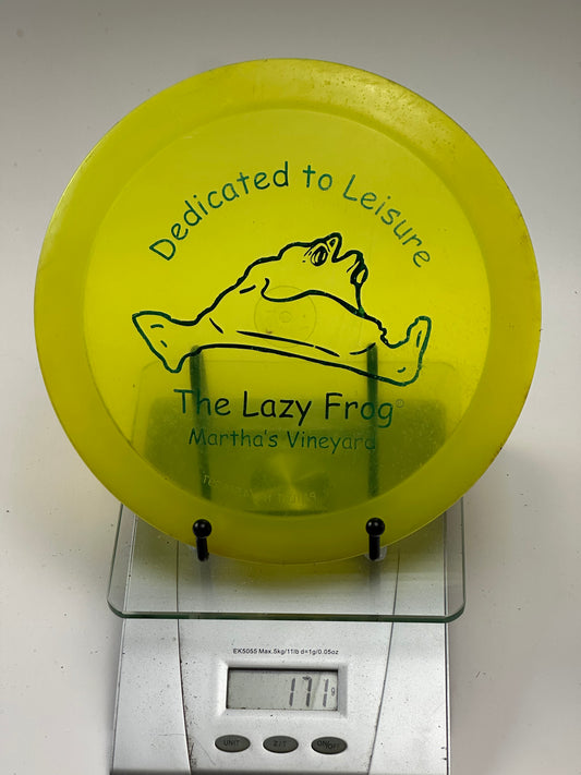 Innova Champion Beast – Transparent Yellow – Lazy Frog Custom Stamp