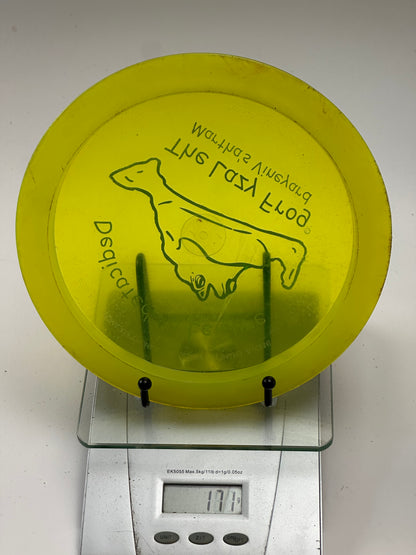 Innova Champion Beast – Transparent Yellow – Lazy Frog Custom Stamp