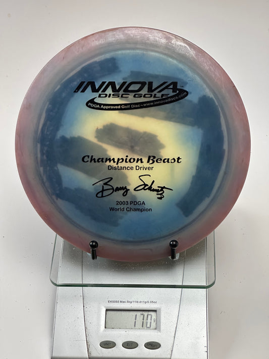 Innova Champion Beast (Swirly) Barry Schultz 2003 World Champion Stamp