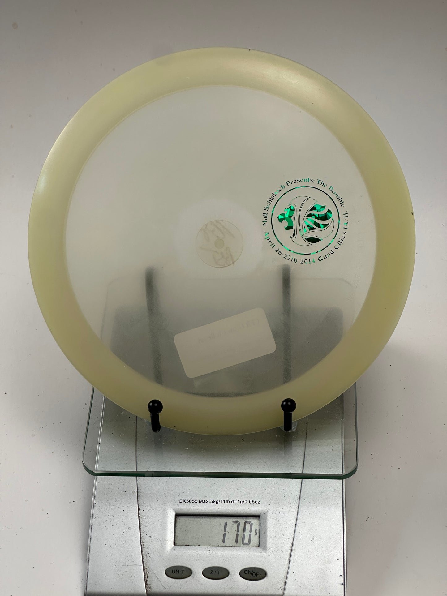 Innova Glow Champion Beast – 2024 Rumble Stamp, Clear w/ Yellow Rim