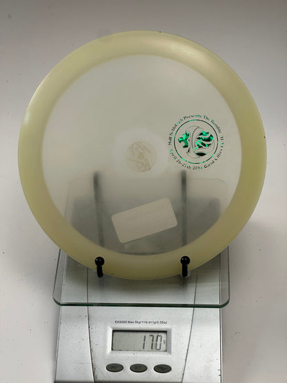 Innova Glow Champion Beast – 2024 Rumble Stamp, Clear w/ Yellow Rim