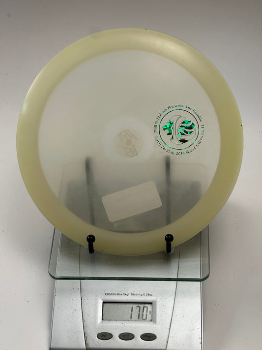 Innova Glow Champion Beast – 2024 Rumble Stamp, Clear w/ Yellow Rim