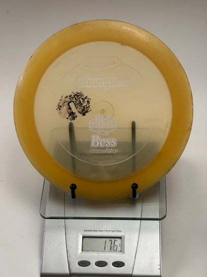 Innova Champion Boss Distance Driver – Clear w/ Yellow Rim (Used)