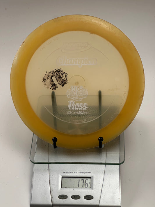 Innova Champion Boss Distance Driver – Clear w/ Yellow Rim (Used)
