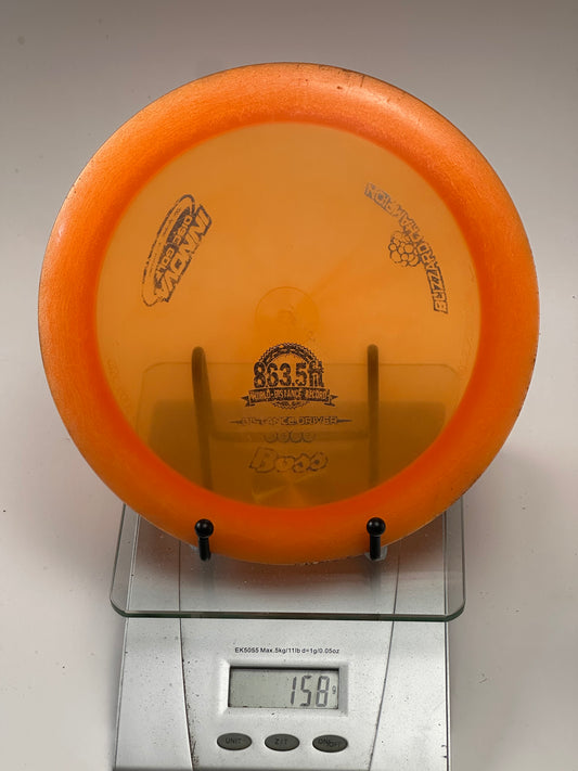 Innova Boss Blizzard Champion – Translucent Orange w/ Orange Rim (158g)