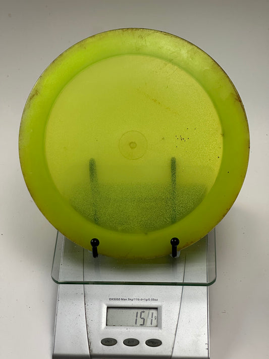 Innova Champion Boss Distance Driver – Transparent Yellow w/ Yellow Rim (Used)