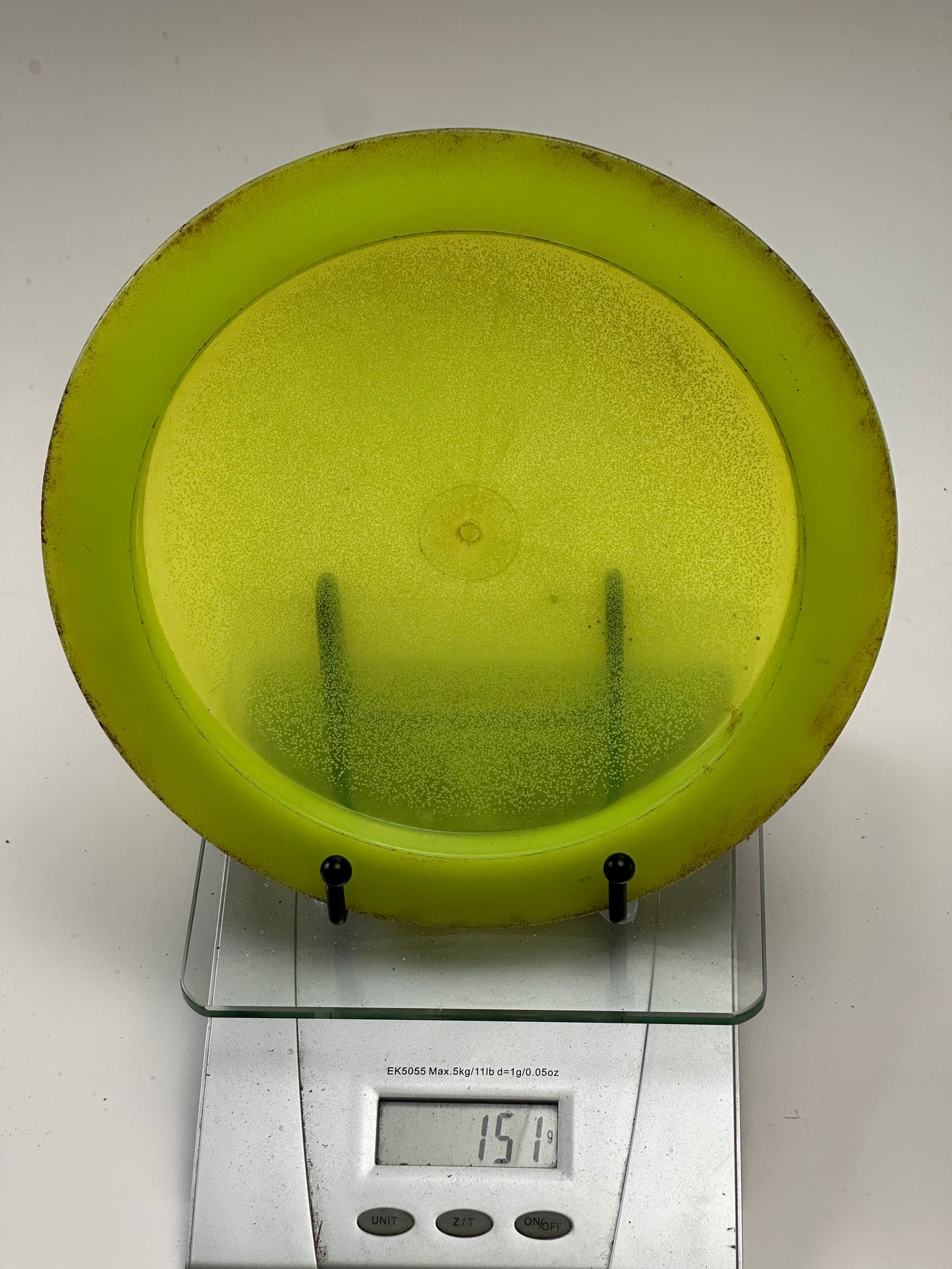 Innova Champion Boss Distance Driver – Transparent Yellow w/ Yellow Rim (Used)