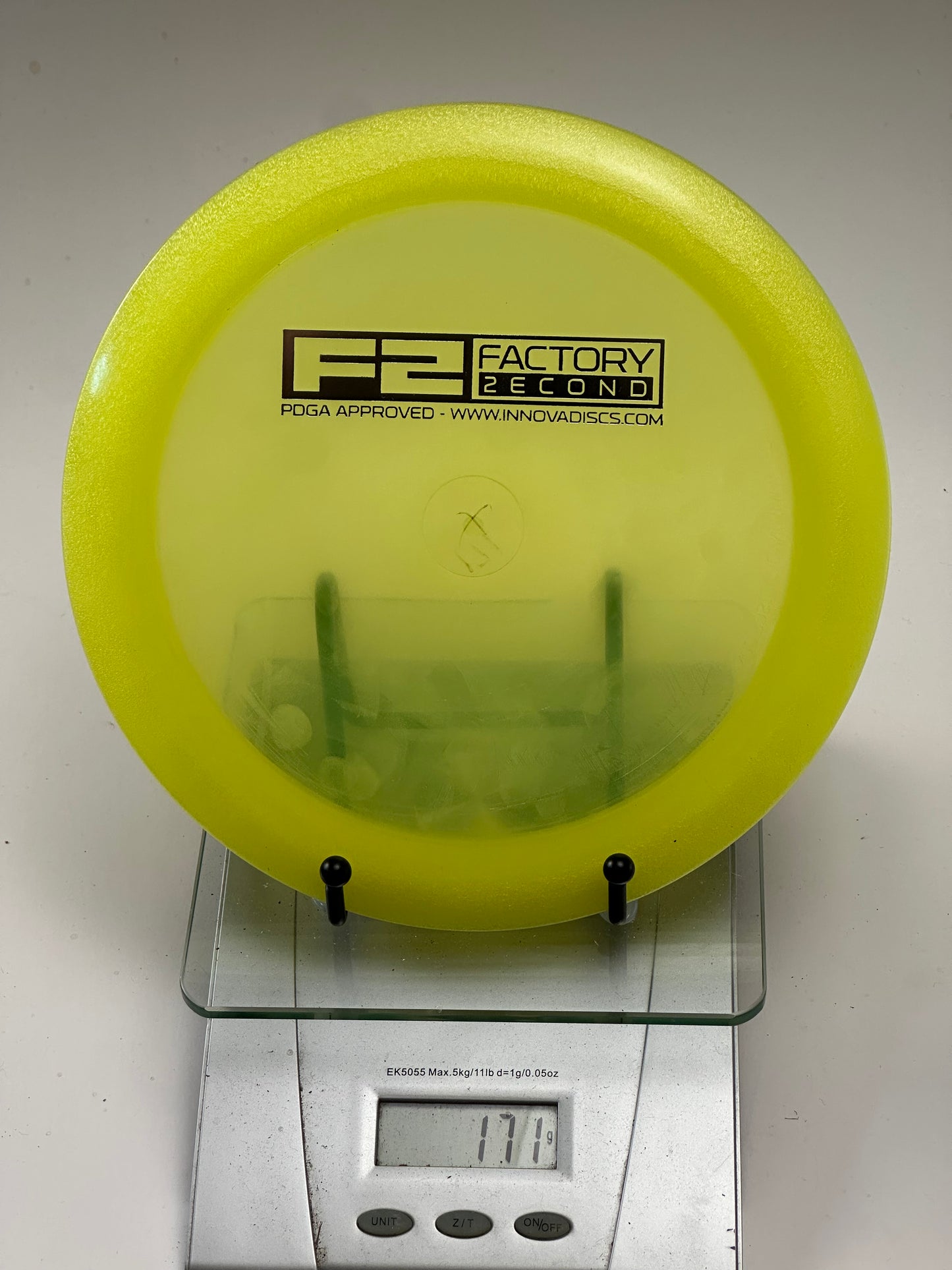Innova Champion F2 Boss (Factory Second) Transparent Yellow Distance Driver