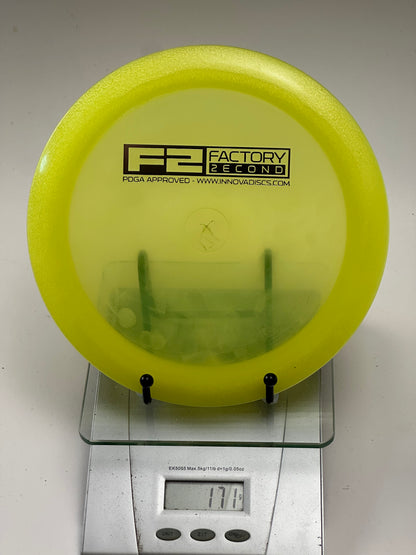 Innova Champion F2 Boss (Factory Second) Transparent Yellow Distance Driver