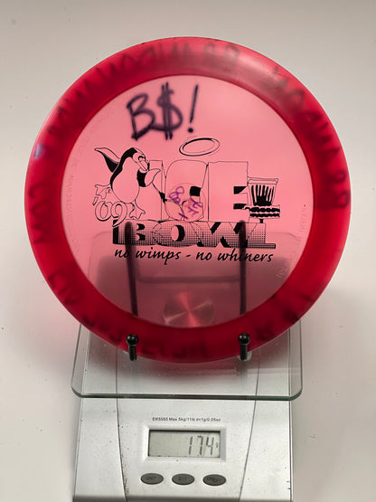 Innova Champion Boss (Ice Bowl Stamp) Transparent Red w/ Ink