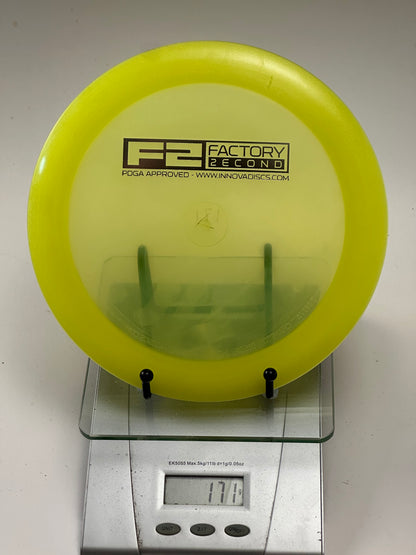 Innova F2 Boss Champion Distance Driver - Transparent Yellow Rim