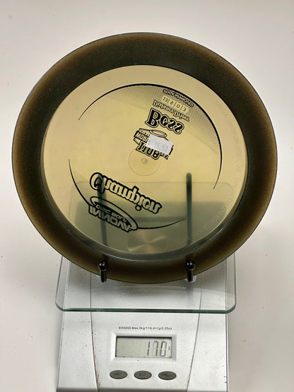 Innova Champion Boss Distance Driver – Clear w/ Smoky Black Rim (1108 Stamp)