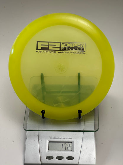 Innova Boss F2 Champion Distance Driver - Transparent Yellow w/ Yellow Rim