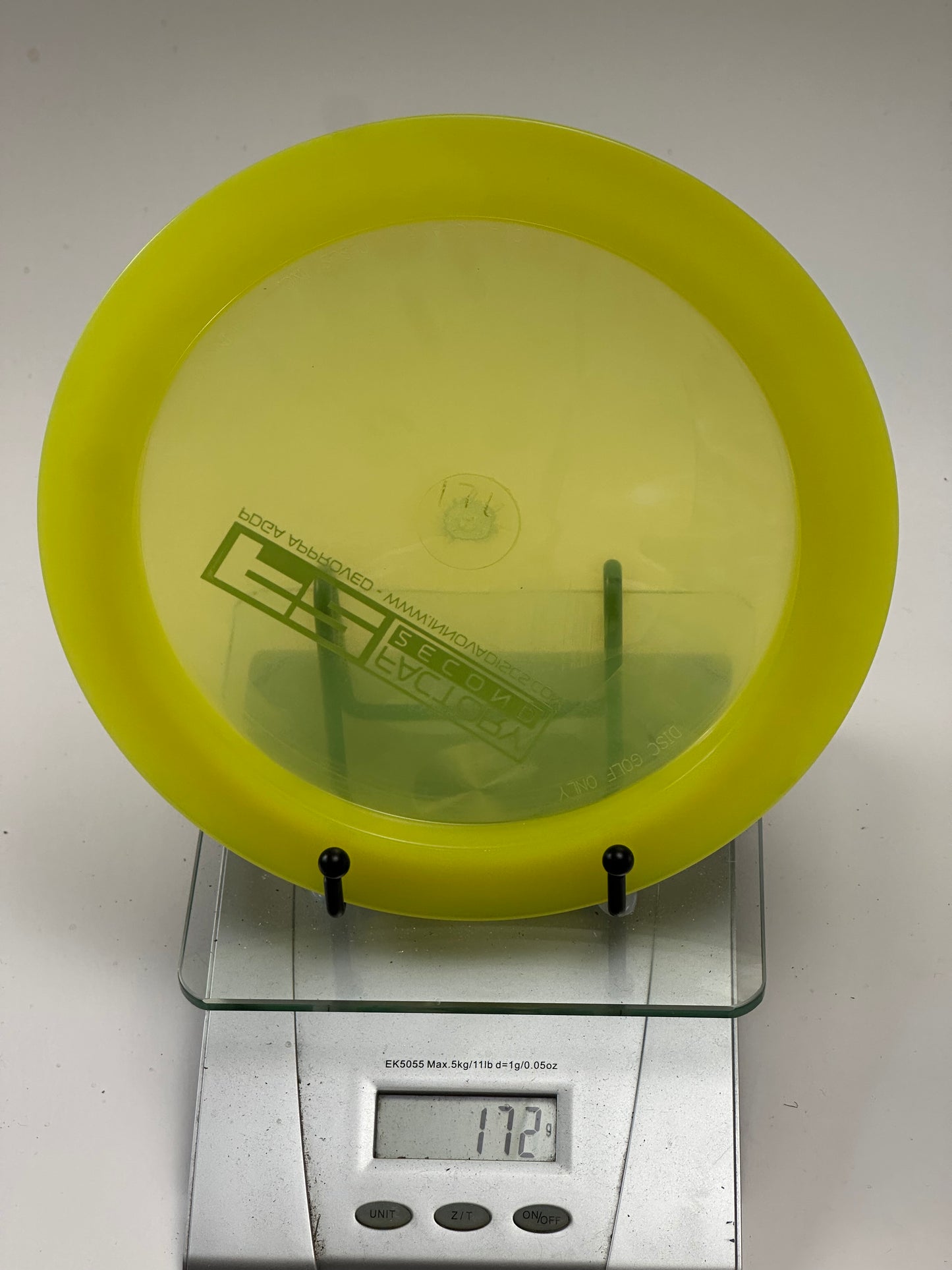Innova Boss F2 Champion Distance Driver - Transparent Yellow w/ Yellow Rim