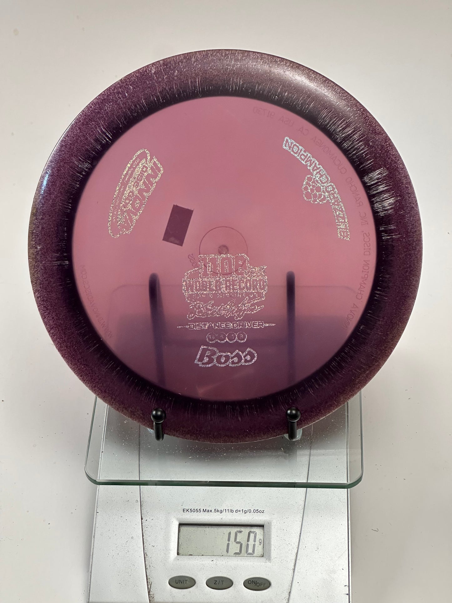 Innova Champion Boss 150g Transparent Purple w/ Dark Rim (Used)