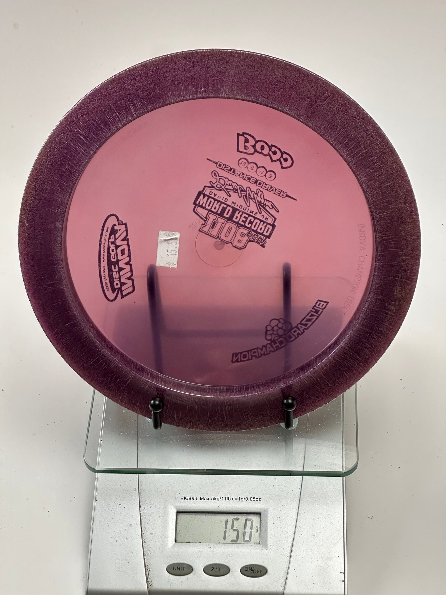 Innova Champion Boss 150g Transparent Purple w/ Dark Rim (Used)