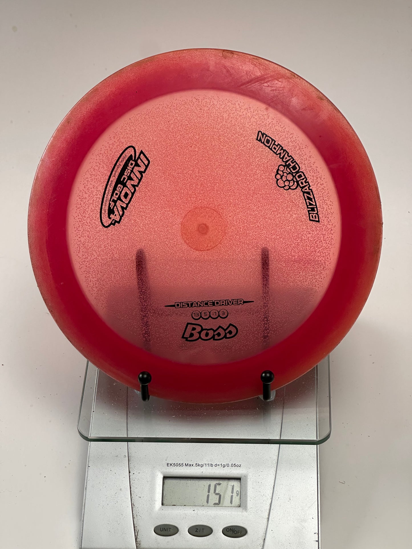 Innova Boss Blizzard Champion Distance Driver (151g) Red