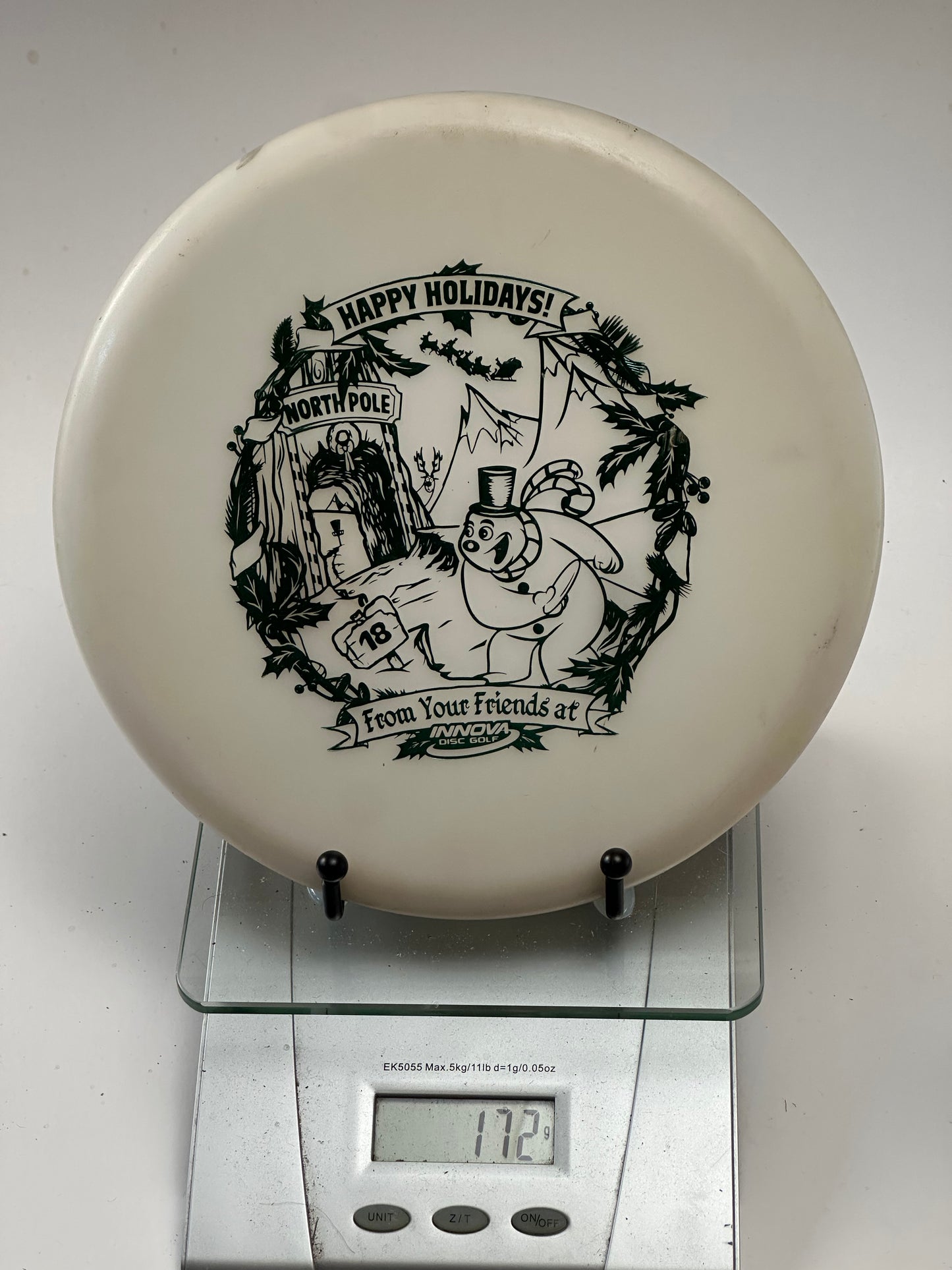 Innova Bullfrog (XT) Putter – 2018 Holiday North Pole Stamp Prototype