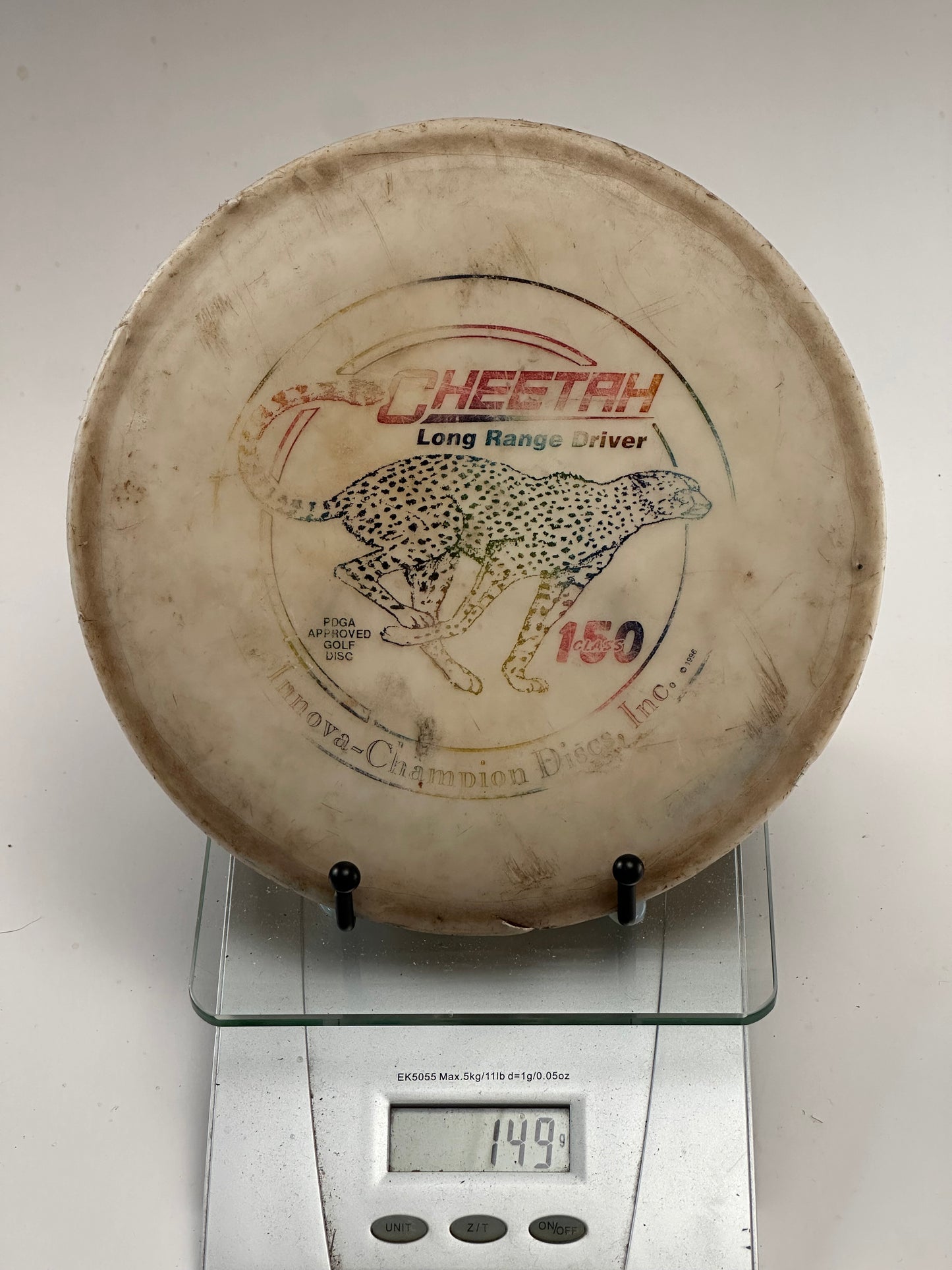 Innova DX Cheetah (149g) White – Classic Cheetah Stamp