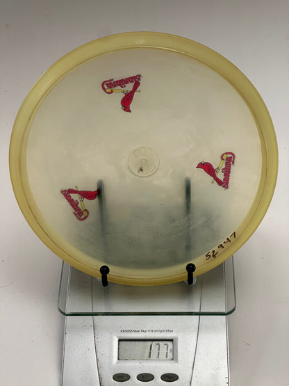 Innova Champion Cobra Midrange – Clear/Yellow w/ Cardinals Stamp
