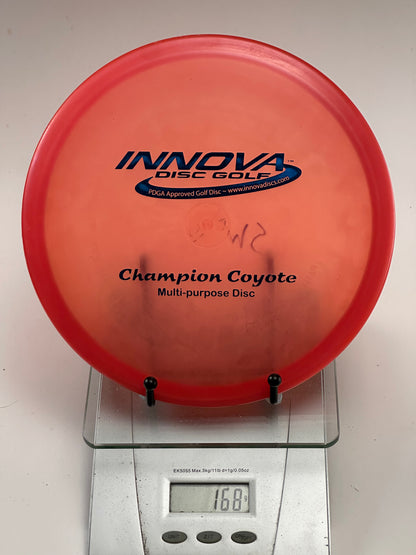 Innova Champion Coyote Midrange – Transparent Red (168g) – Inked