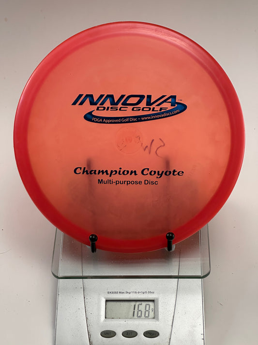 Innova Champion Coyote Midrange – Transparent Red (168g) – Inked