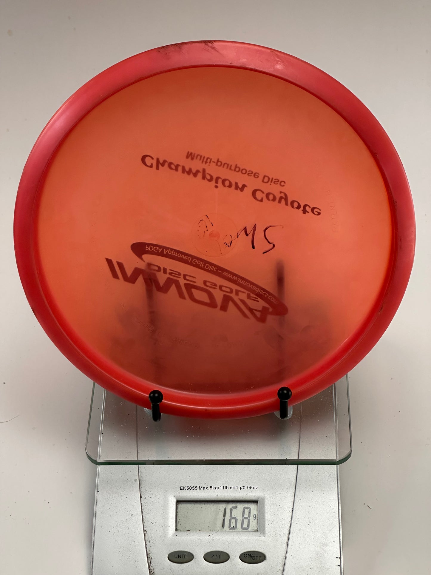 Innova Champion Coyote Midrange – Transparent Red (168g) – Inked