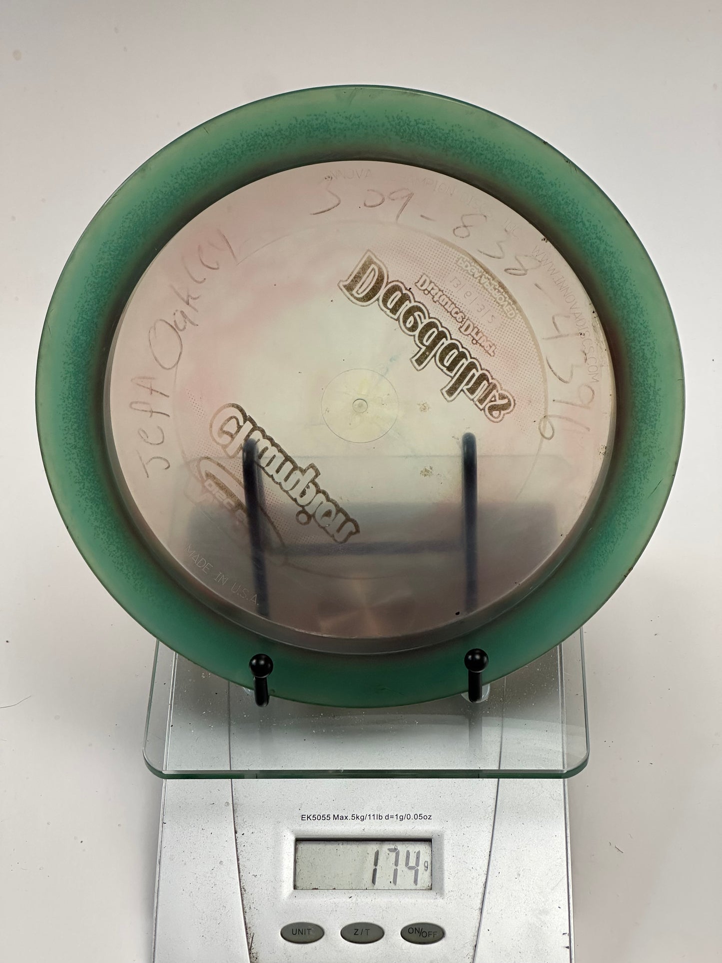 Innova Champion Daedalus Distance Driver – Translucent w/ Green Rim