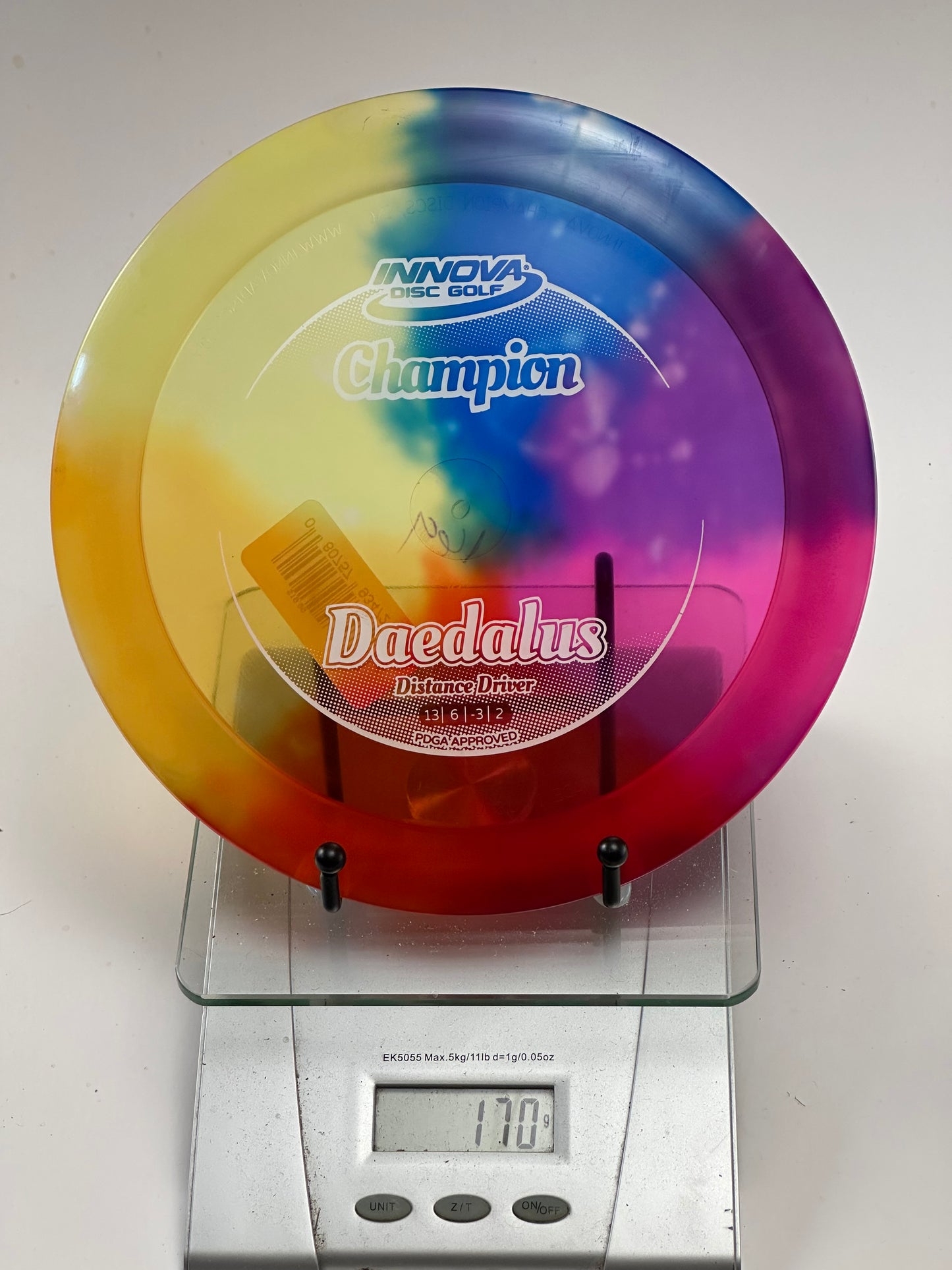 Innova Champion Daedalus Distance Driver (Swirly Rainbow Dye) 170g