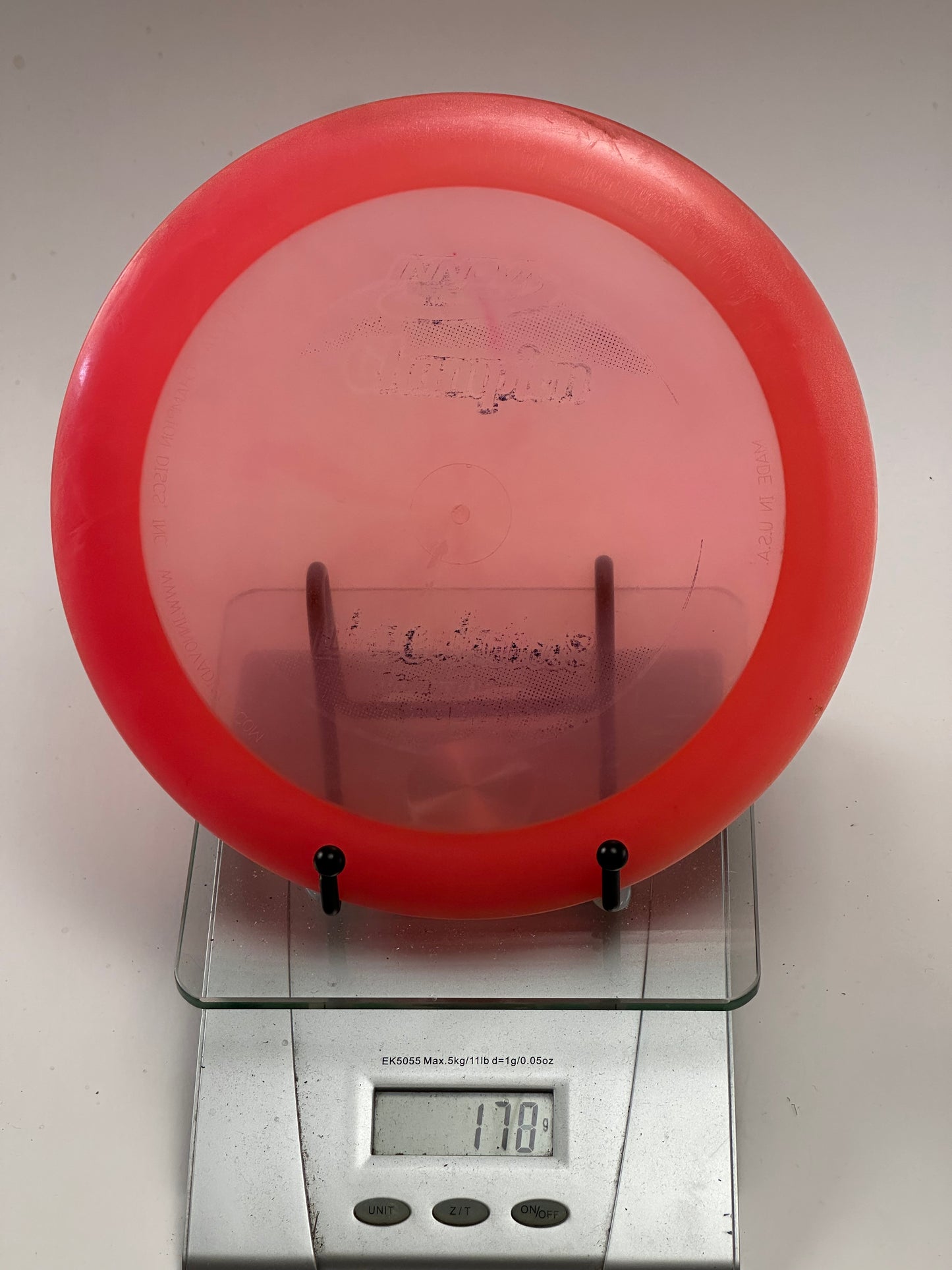 Innova Champion Daedalus Distance Driver - Clear w/ Red Rim