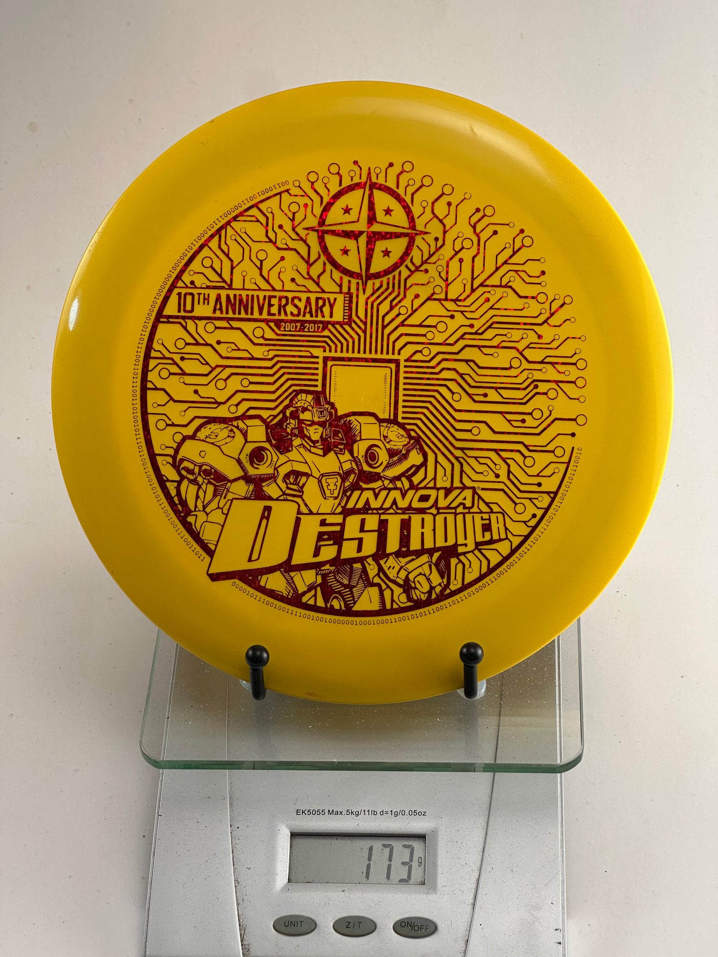 Innova Star Destroyer 10th Anniversary (10 Year) Yellow w/ Red Circuit Stamp