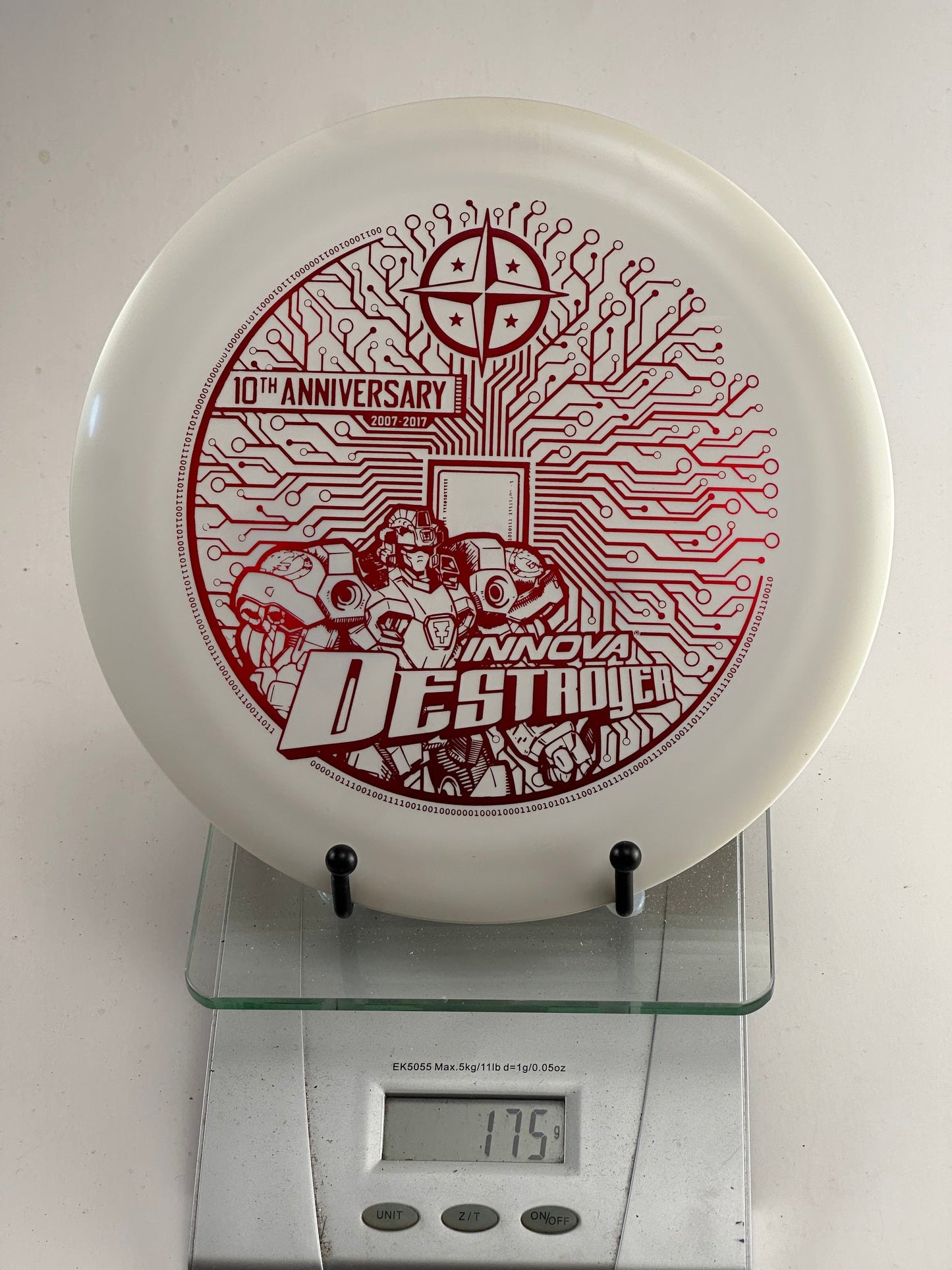 Innova Star Destroyer 10th Anniversary (2007–2017) White w/ Red Foil Stamp 175g