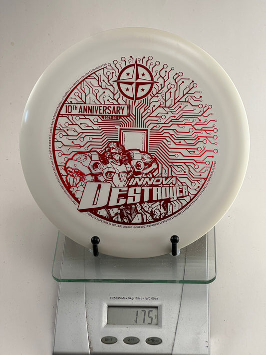 Innova Star Destroyer 10th Anniversary (2007–2017) White w/ Red Foil Stamp 175g
