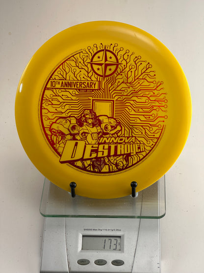 Innova Star Destroyer 10th Anniversary (2007–2017) Yellow w/ Red Foil
